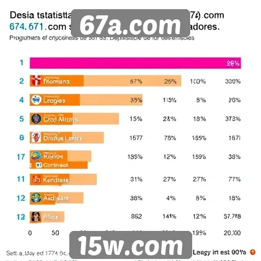 Estatísticas de popularidade dos jogos em 67a.com